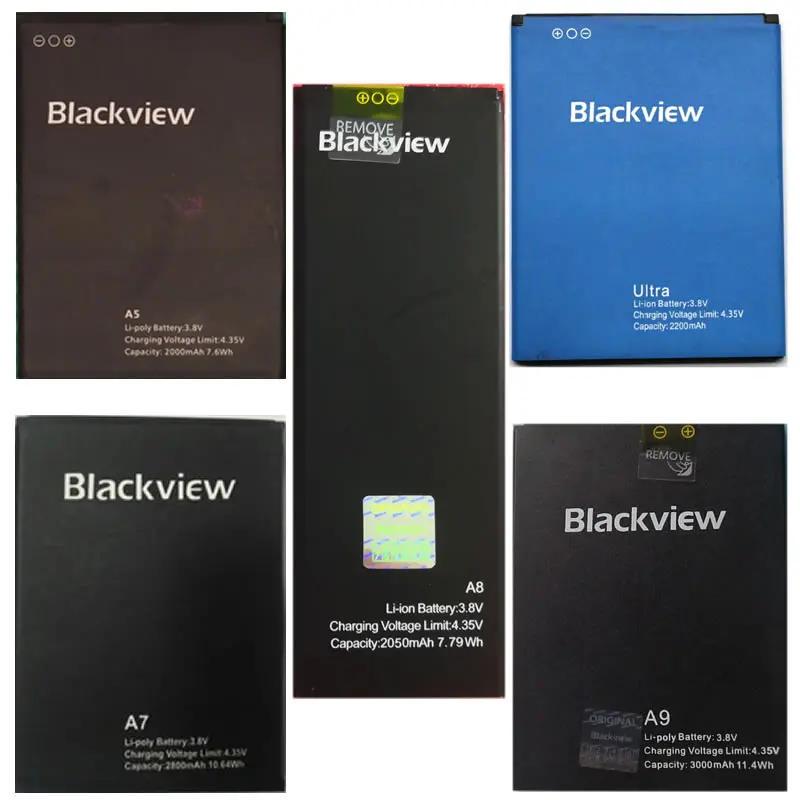 MLLSE A5 A8 A9 A7 Pro батарея для Blackview Ultra A6 мобильная телефонная код