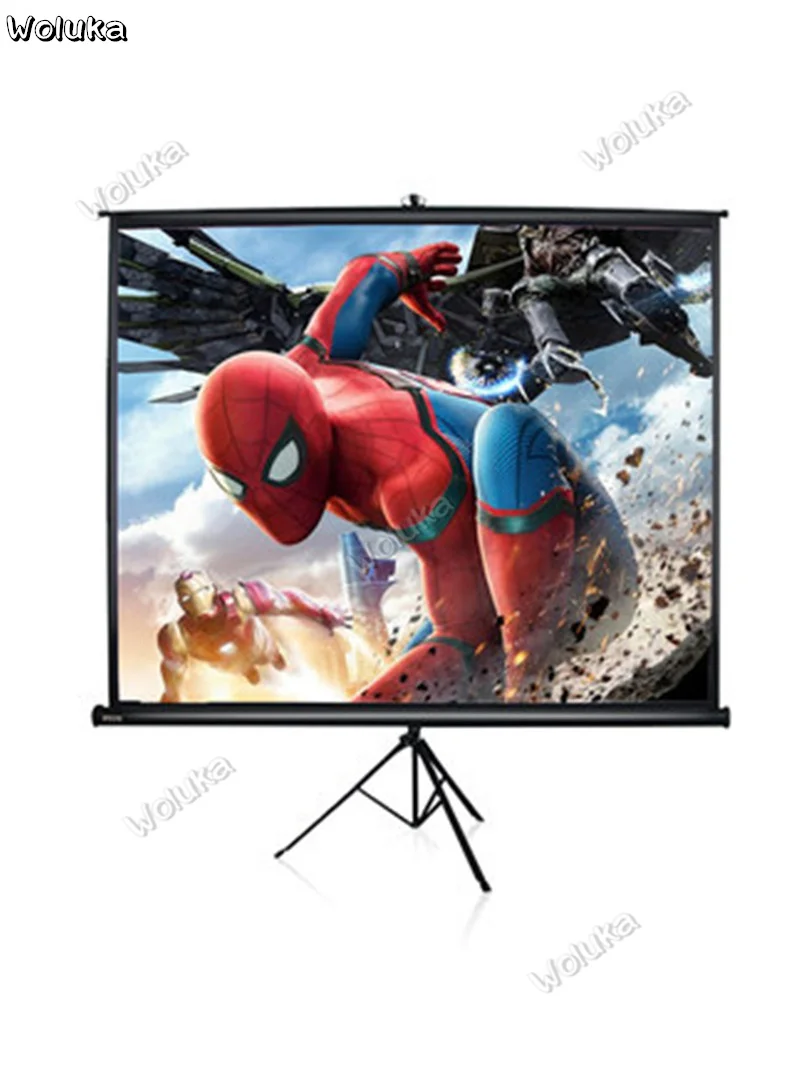 Projection curtain 90/100/120/Ultra short Coke Laser TV anti-light black grid home Theater 4K HD CD50W03 | Лампы и освещение