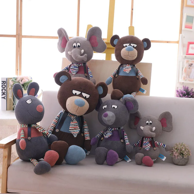 

Teddy Rabbit, Mouse, Plush Toy, Two-color Doll, Girl Doll