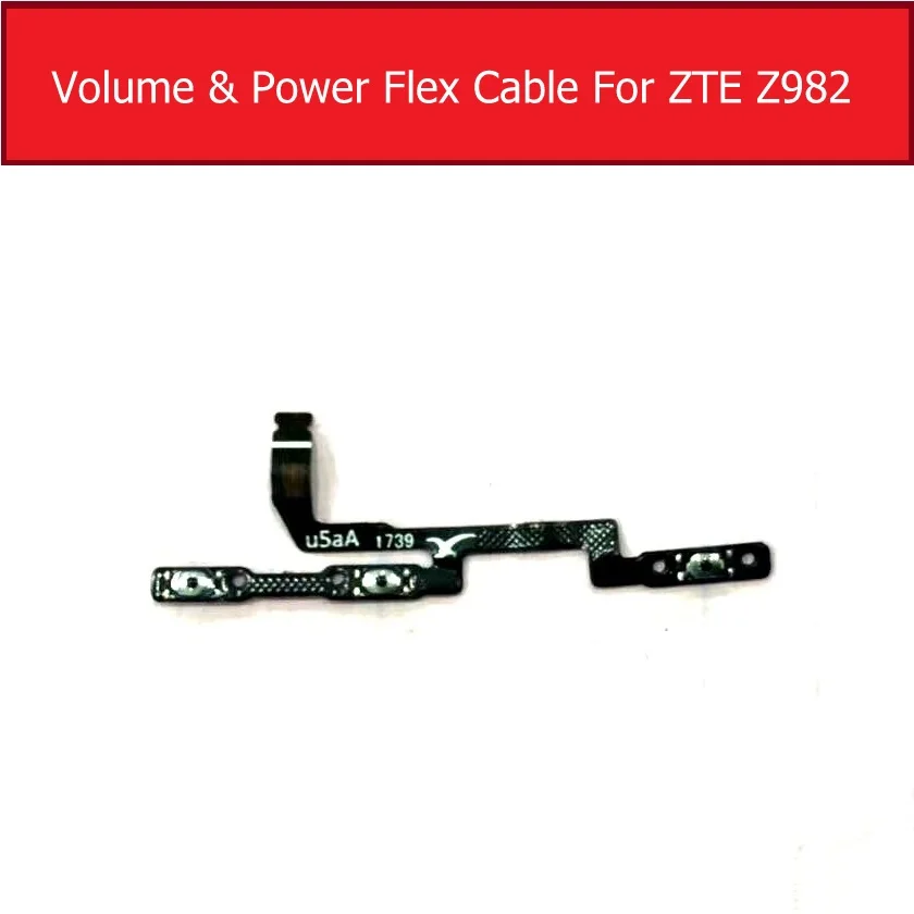 

Гибкий кабель для включения/выключения громкости и питания для ZTE Blade Z Max Z982 кнопки и кнопки регулировки громкости