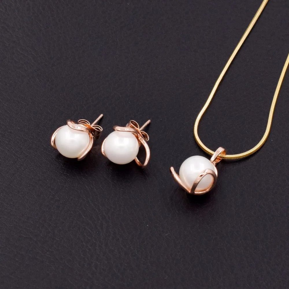 Authentic 100% 925 Sterling Silver Sparkling Love Knot Weave Jewelry Sets and More with Pearl Accessories XP2N | Украшения и