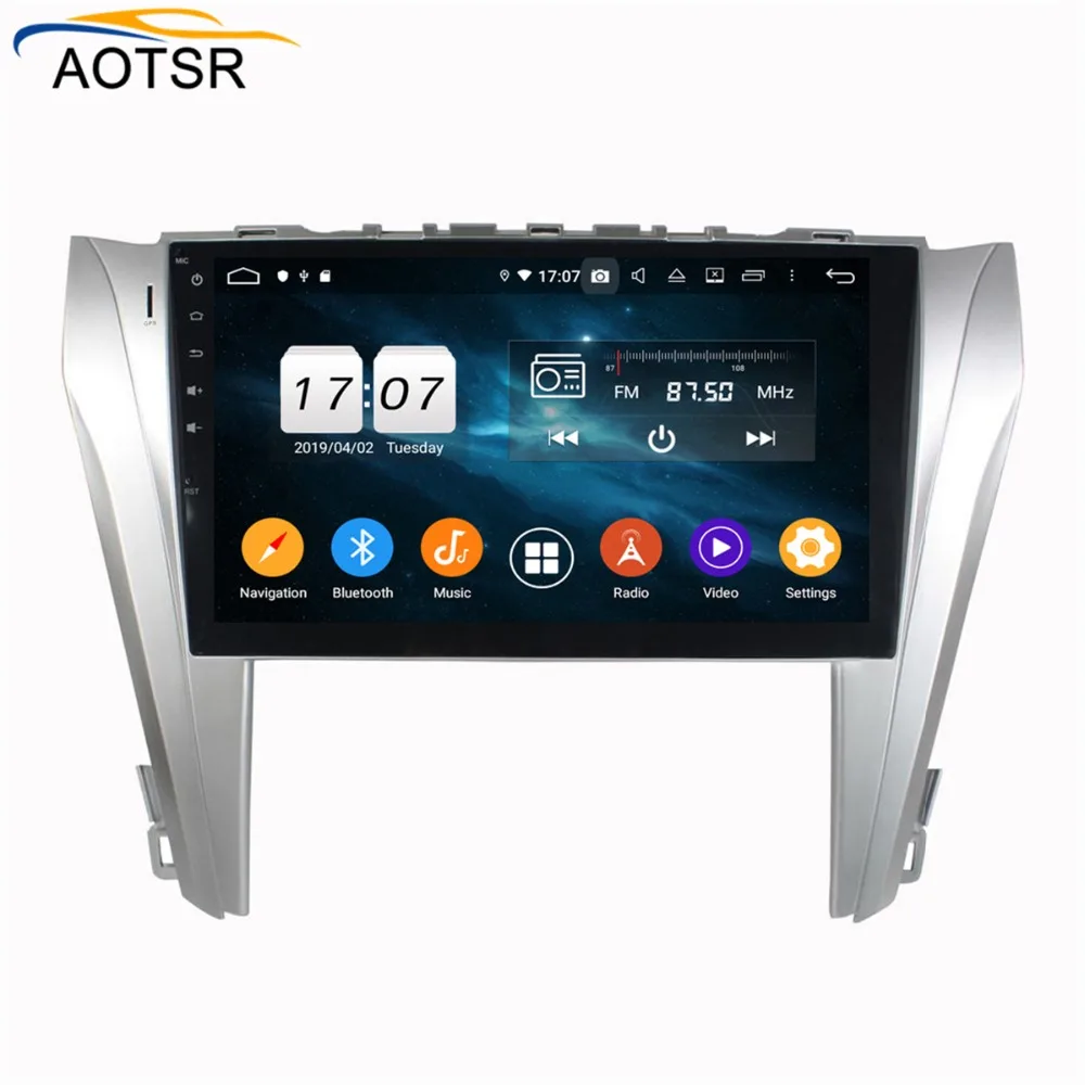 Автомобильный DVD плеер DSP 4 + 64G 2 din Android 9 0 для Toyota Camry 2014 2015 2016 2017 gps навигация стерео