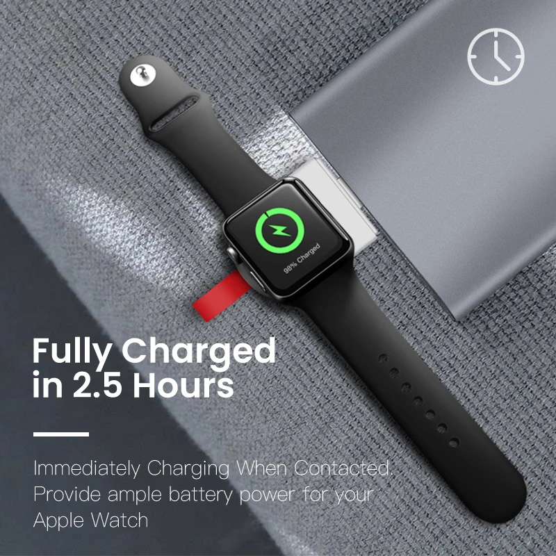 

VEEAII Portable Magnetic Wireless Charger for Apple Watch Charger Series 1 2 3 4 USB Cable Watch Dock Adapte Fast Charging USB