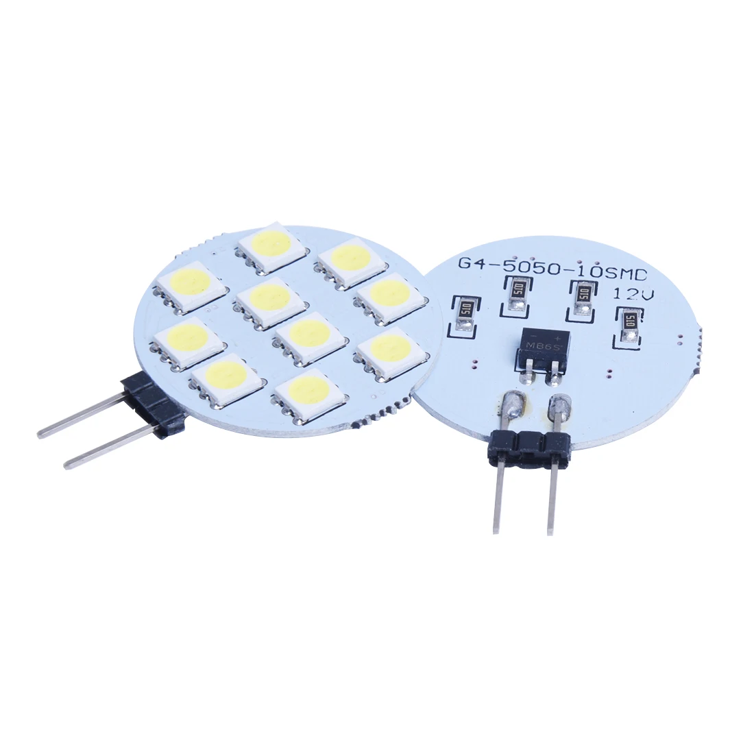 Высокое качество 5 x G4 Чистый белый 10 5050 SMD СВЕТОДИОДНЫЙ МОРСКОЙ лодочный точечный