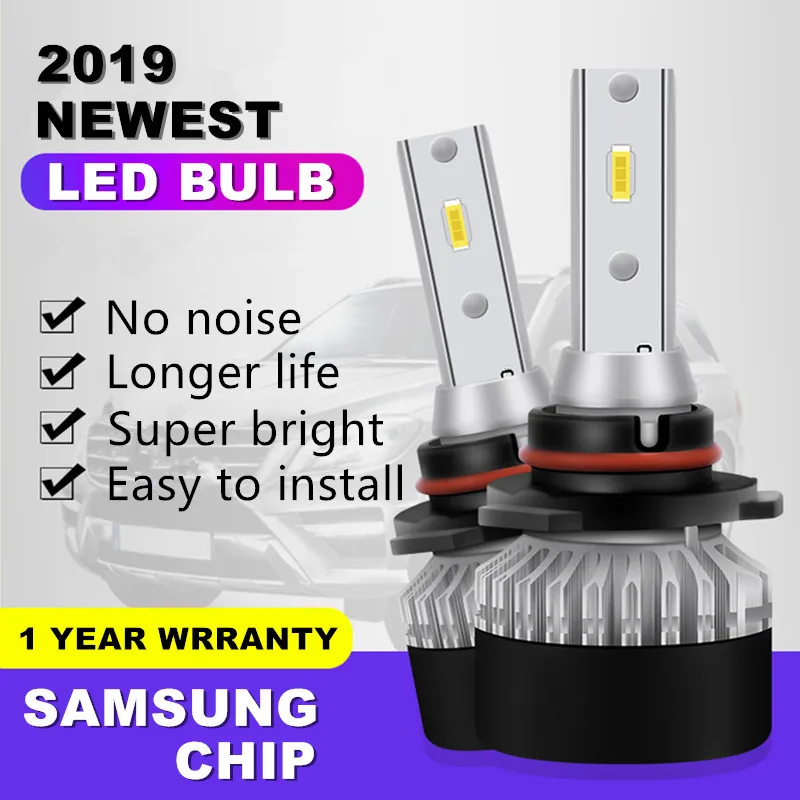 INLONG 2 шт. H7 H4 светодиодный лампы для фар H11 H1 H3 9005 9006 samsung Chip 6000K 10000LM автомобильный