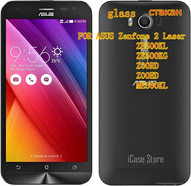 9H защита экрана из закаленного стекла для ASUS Zenfone чехол Laser ZE500KL ZE500KG Z00RD Z00ED ME500KL ze500