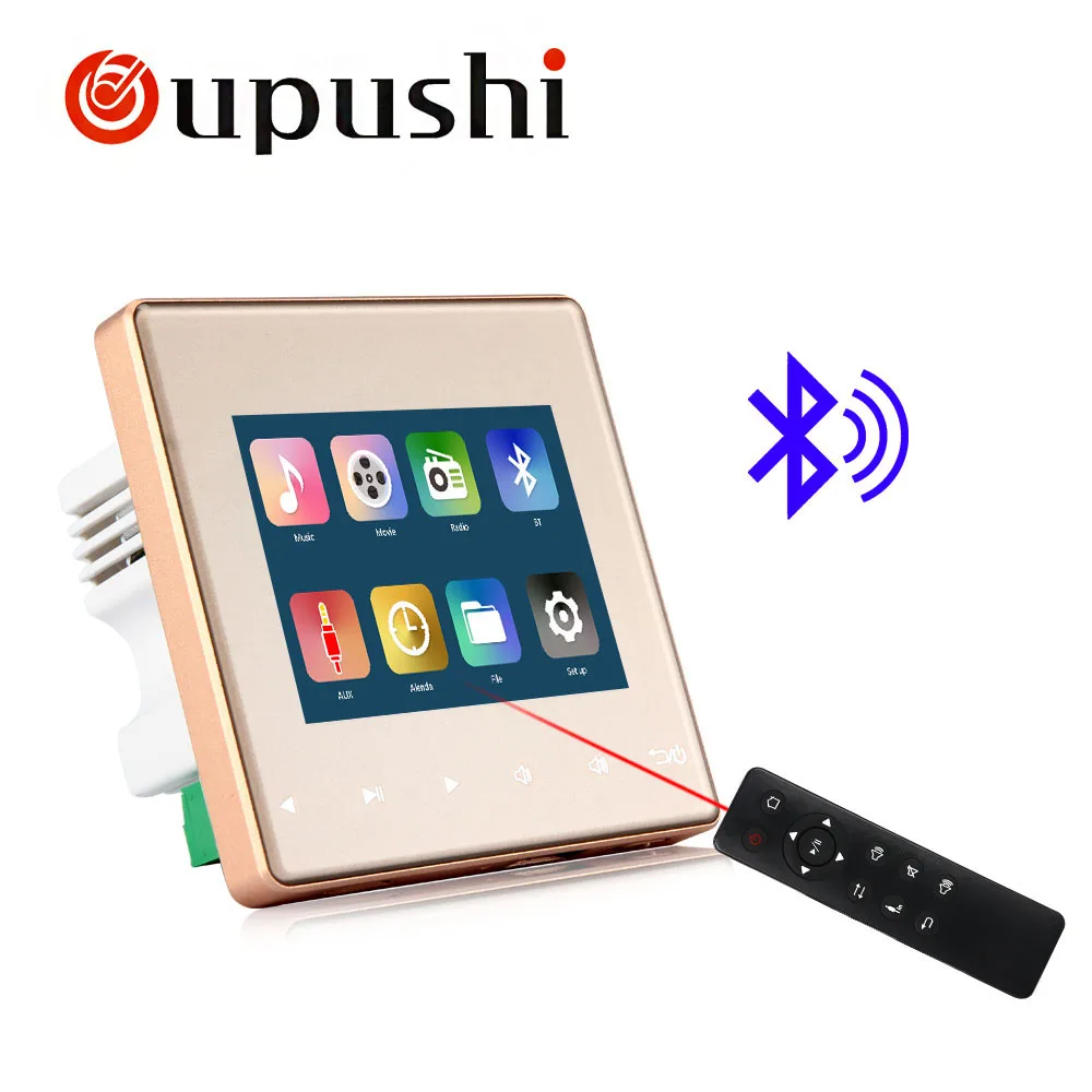 Настенный мини-усилитель для домашнего кинотеатра OUPUSHI A3 с Bluetooth USB-разъемом SD |