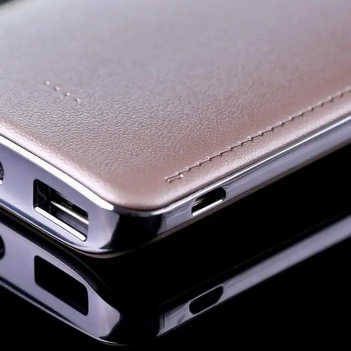 10000 мАч портативный внешний аккумулятор Двойной USB светодиодный фонарик Внешний