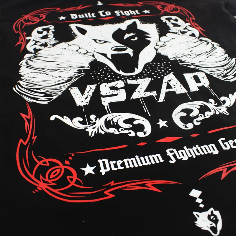 Футболка VSZAP fighting muay Thai tiger с коротким рукавом костюм для боевых искусств ММА