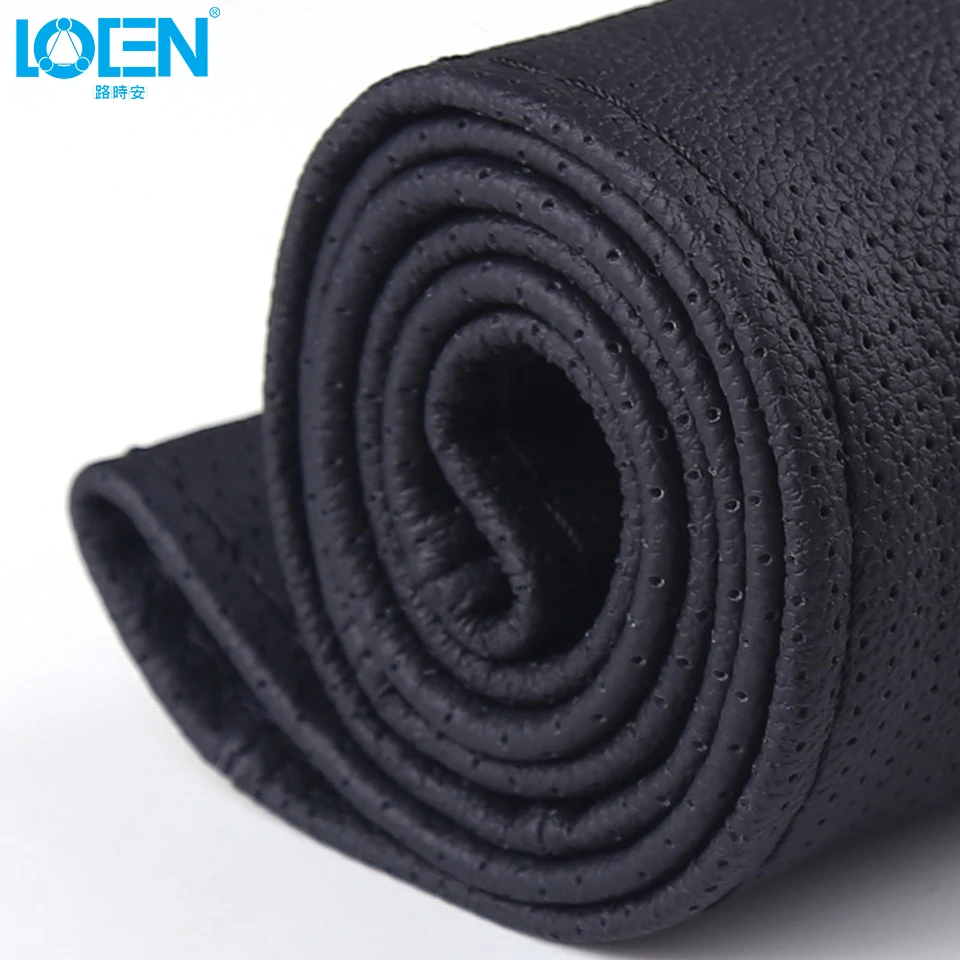 Универсальный 95% ручной пошив руля из искусственной кожи диаметр 38 см