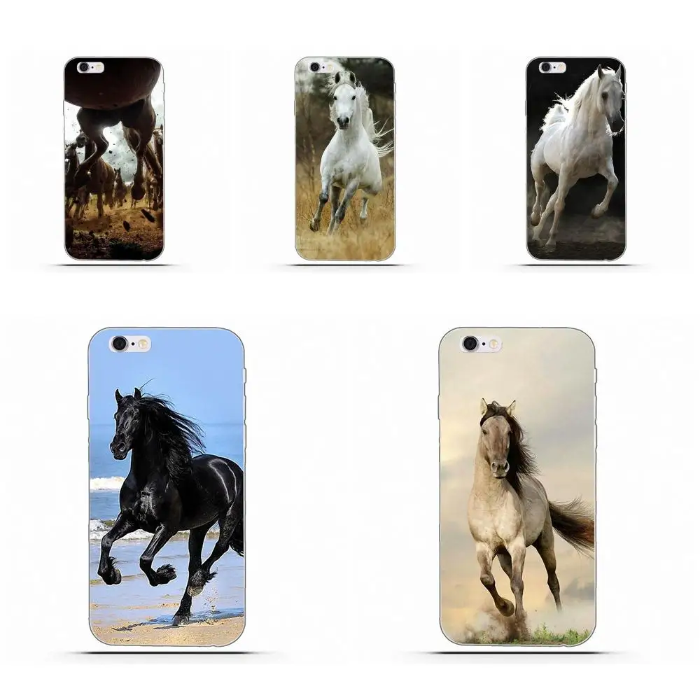 Беговая лошадь для Moto G G2 G3 HTC Desire 530 626 628 630 816 820 One A9 M7 M8 M9 M10 E9 Plus U11 TPU модный