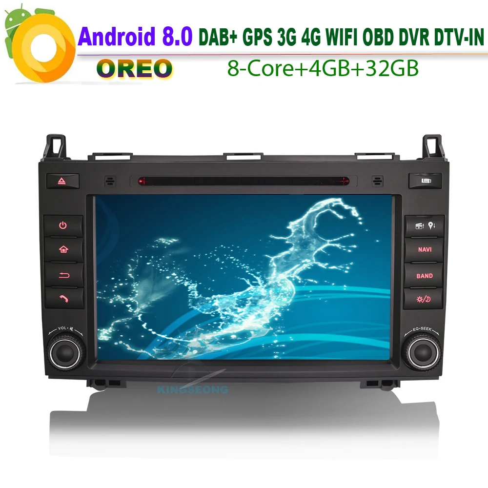 Автомобильный DVD-плеер на Android 8 0 с GPS спутниковой навигацией DAB + TMPS Wi-Fi радио RDS BT OBD