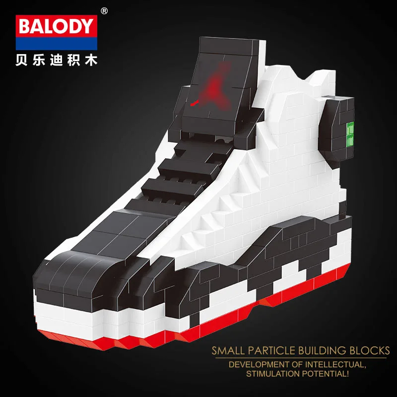 18076-11 no box 20 различных видов спортивной баскетбольной обуви air jordan brick aj светильник дисплей коробка assemable модель Алмазный строительный блок коллекция игрушек - Цвет: 18076-11 no box