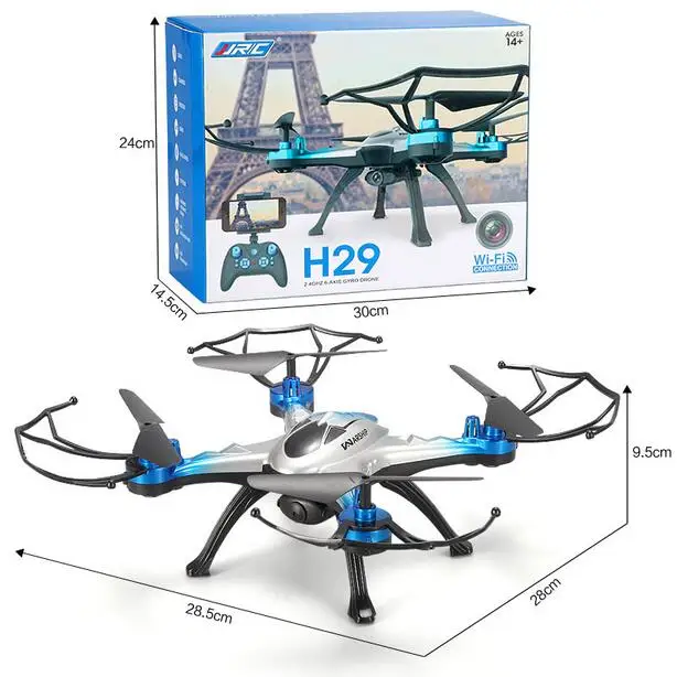 Радиоуправляемый квадрокоптер H29 H29W H29G Дрон с передачей FPV в режиме реального