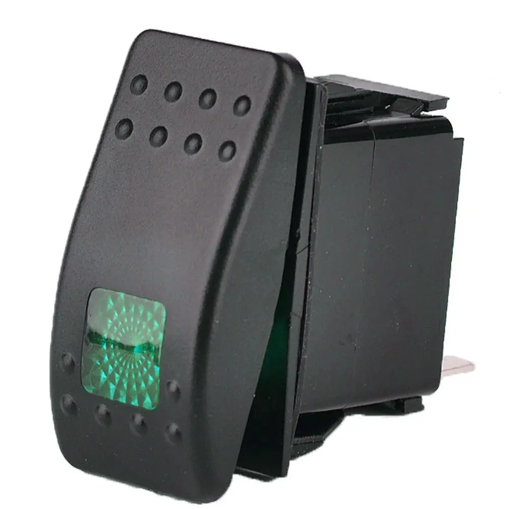 EE поддержка 12В 20А бар кулисный переключатель 3Pin синий/красный/зеленый/желтый