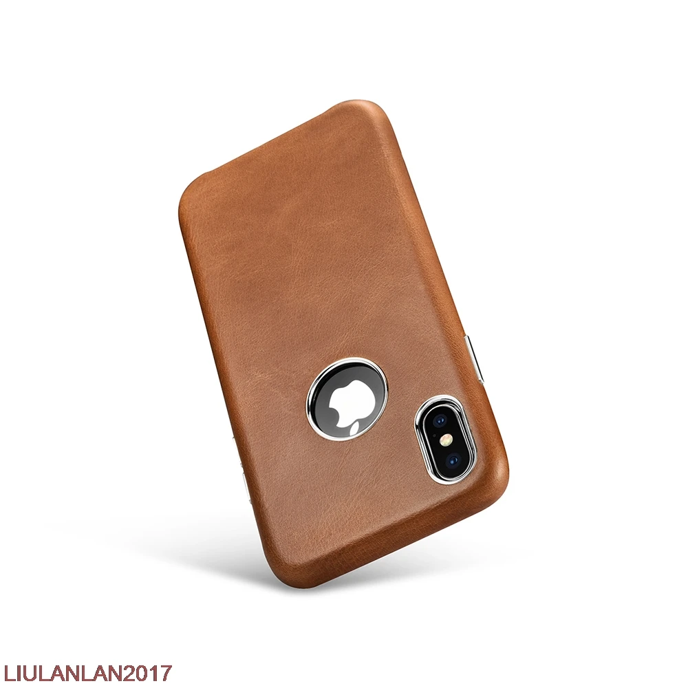 Роскошный Ретро Чехол для Apple Iphone XS MAX элегантный натуральная кожа Защитный чехол