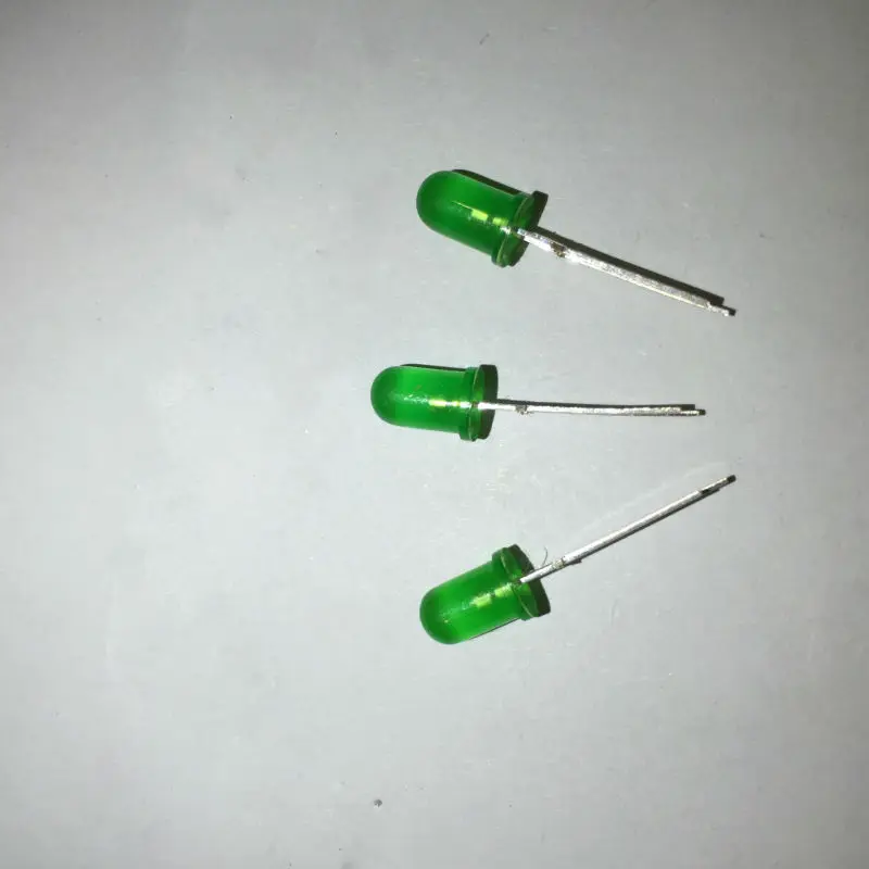 Светодиодный светильник 3 мм светоизлучающие диоды зеленый свечение высокий