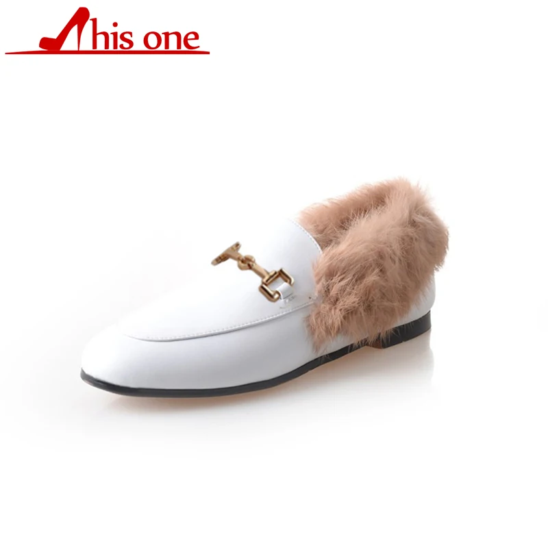 

2018 superstar slingback rabbit fur runway classic outside slipper metal with fashion winter slippers warm handmade shoes