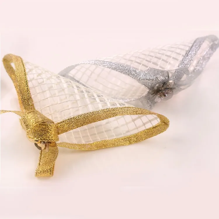 50 шт./лот красивое серебряное плетеное кольцо для салфеток с пряжкой держатель