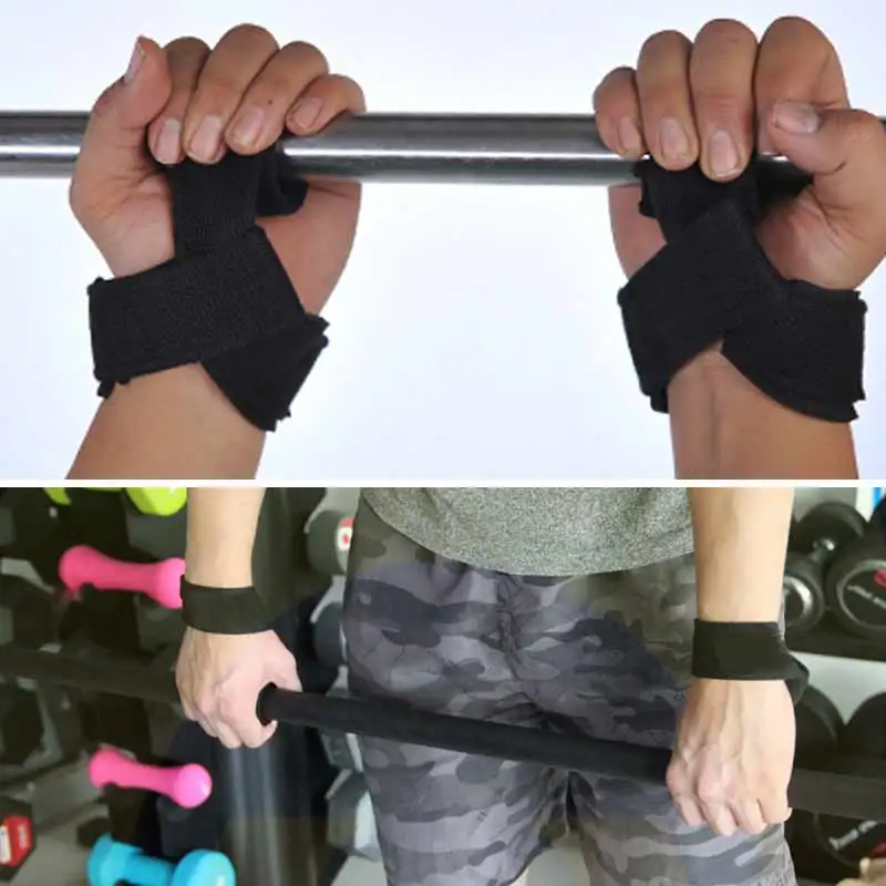 1 пара полосок поддержка запястья Тренажерный зал для тяжелоатлетов тренировка