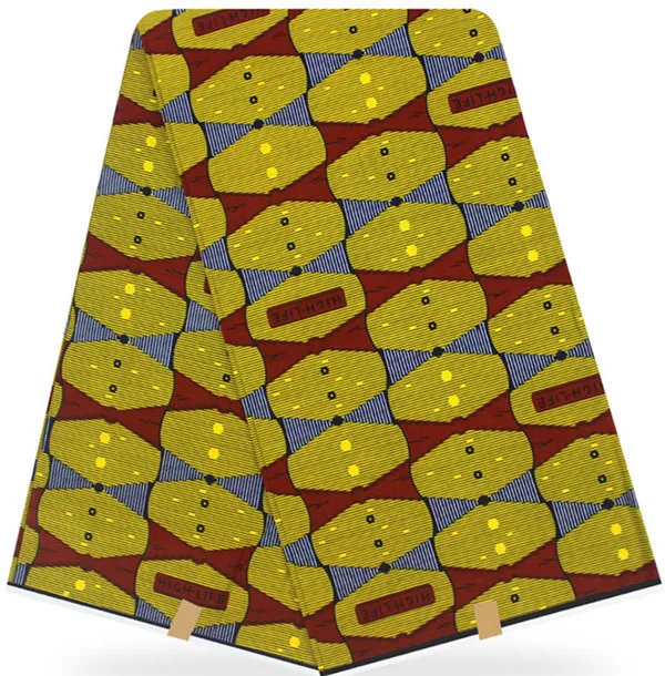 6 ярдов хлопок африканская восковая печать ткань, батик Анкара ткань для Пэчворк африканская настоящая восковая печать Африканская Хлопковая ткань HH-A2 - Цвет: 38