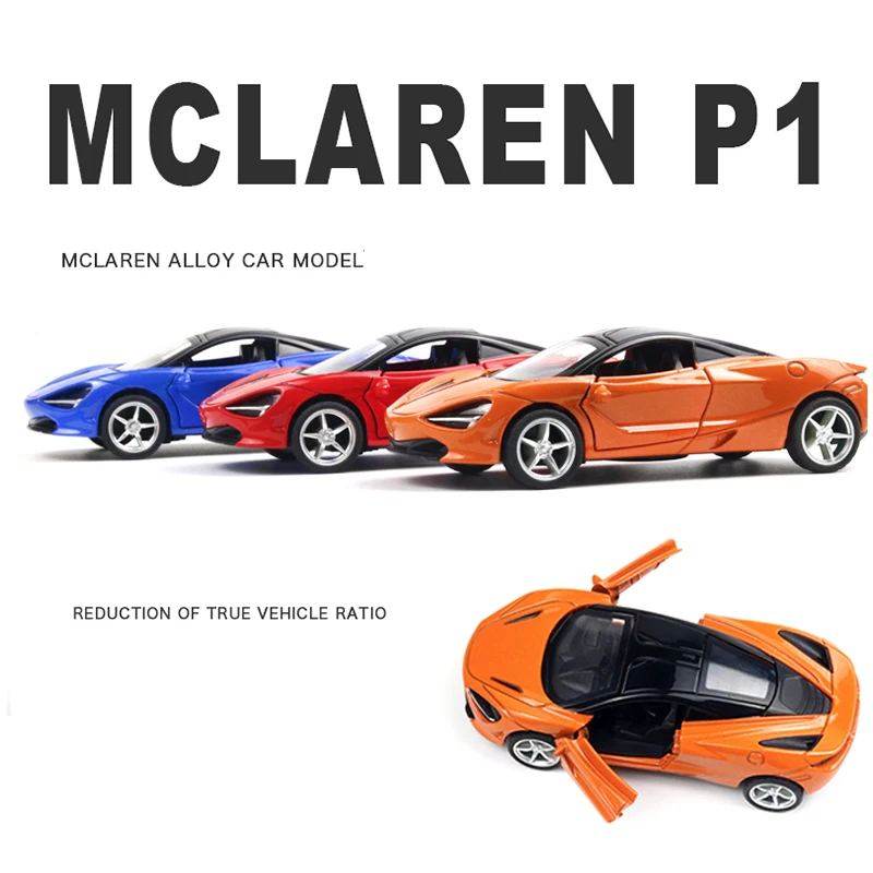 1:36 mlaren P1 машина Diecasts игрушечный транспорт горячий колесный автомобиль модель с