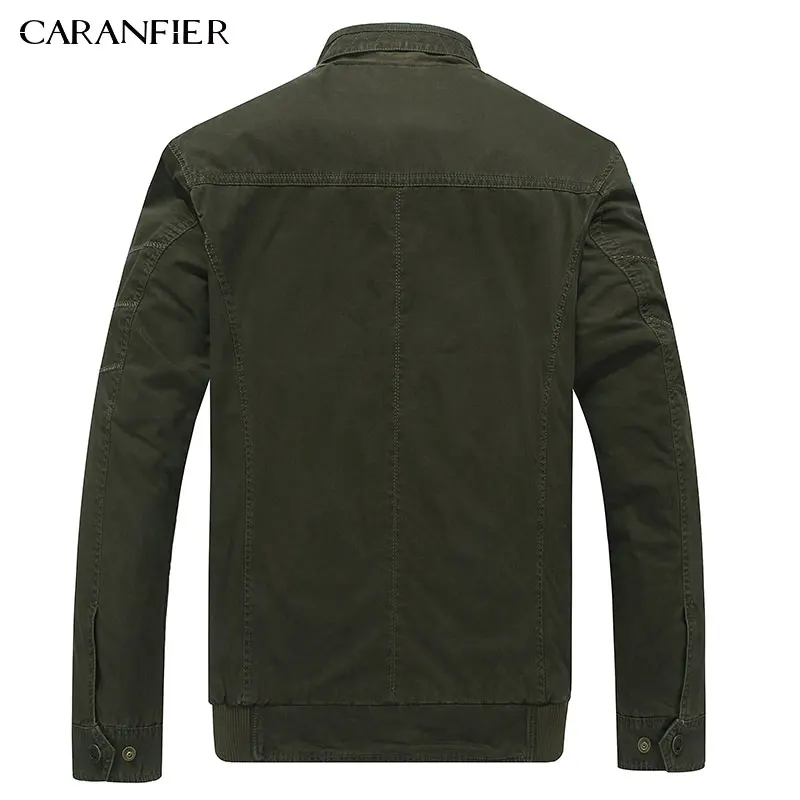 Мужская повседневная куртка CARANFIER 2017 Высококачественная армейская Военная