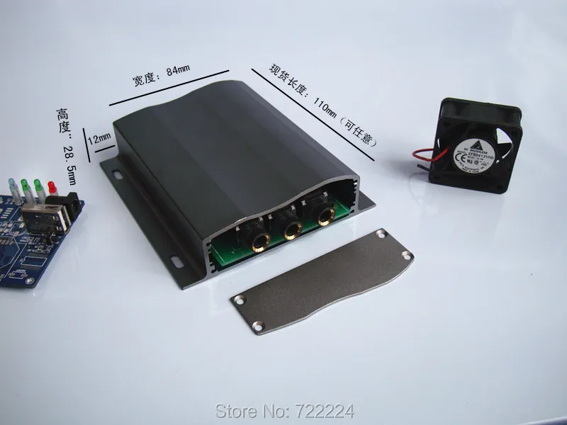 10 шт./лот 104*28*110 мм алюминиевый электронный проекционный корпус PCB Усилитель