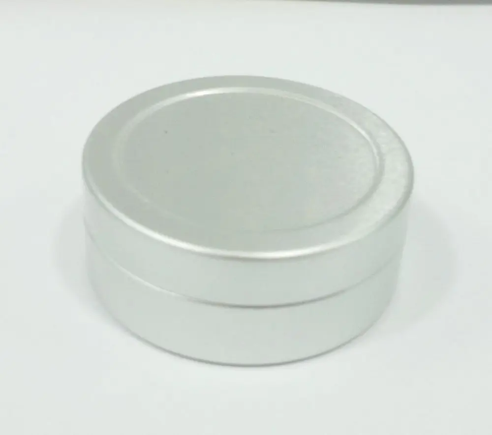 

Free Shipping 25g Aluminium Jar Small Cream Sample Bottles Travel Use SpiceLip Balm Packing Containers