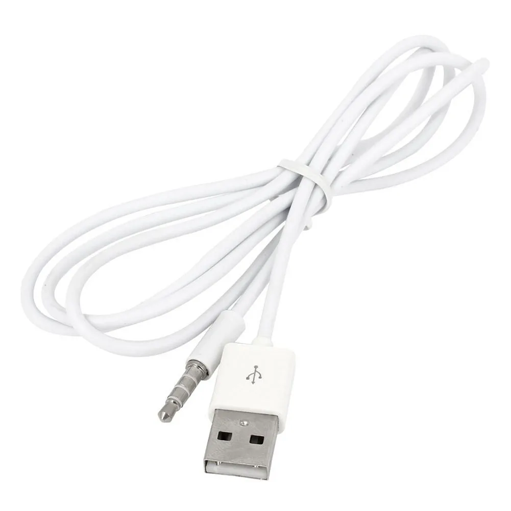 

Переходник аудио AUX/USB 3,5, 2,0 мм, 1 м, белый