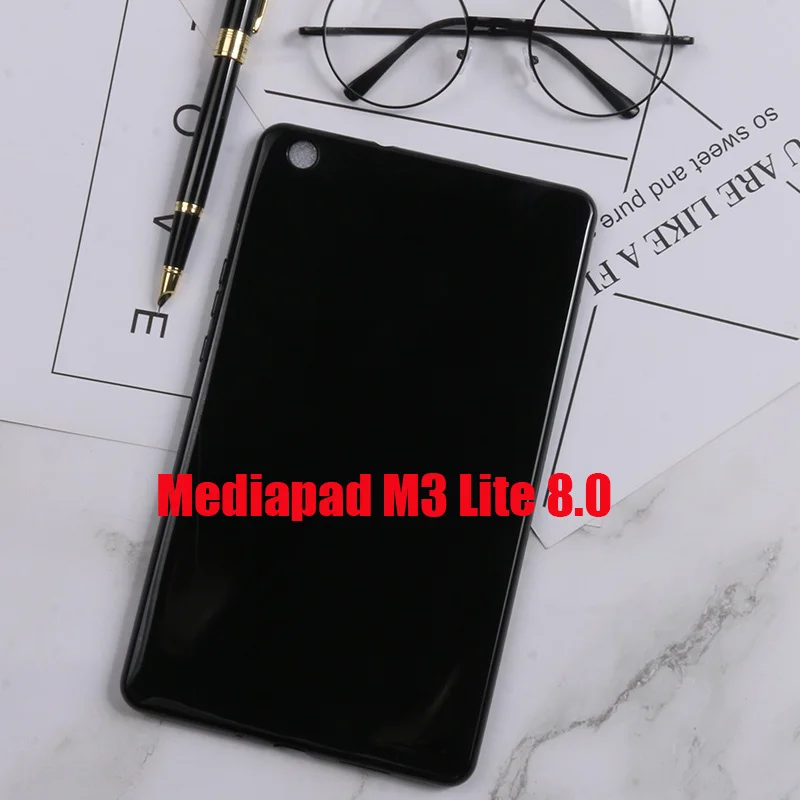 Для Huawei Mediapad M3 Lite 8 0 дюйма CPN W09 AL00 черный мягкий ТПУ гель силиконовый бампер