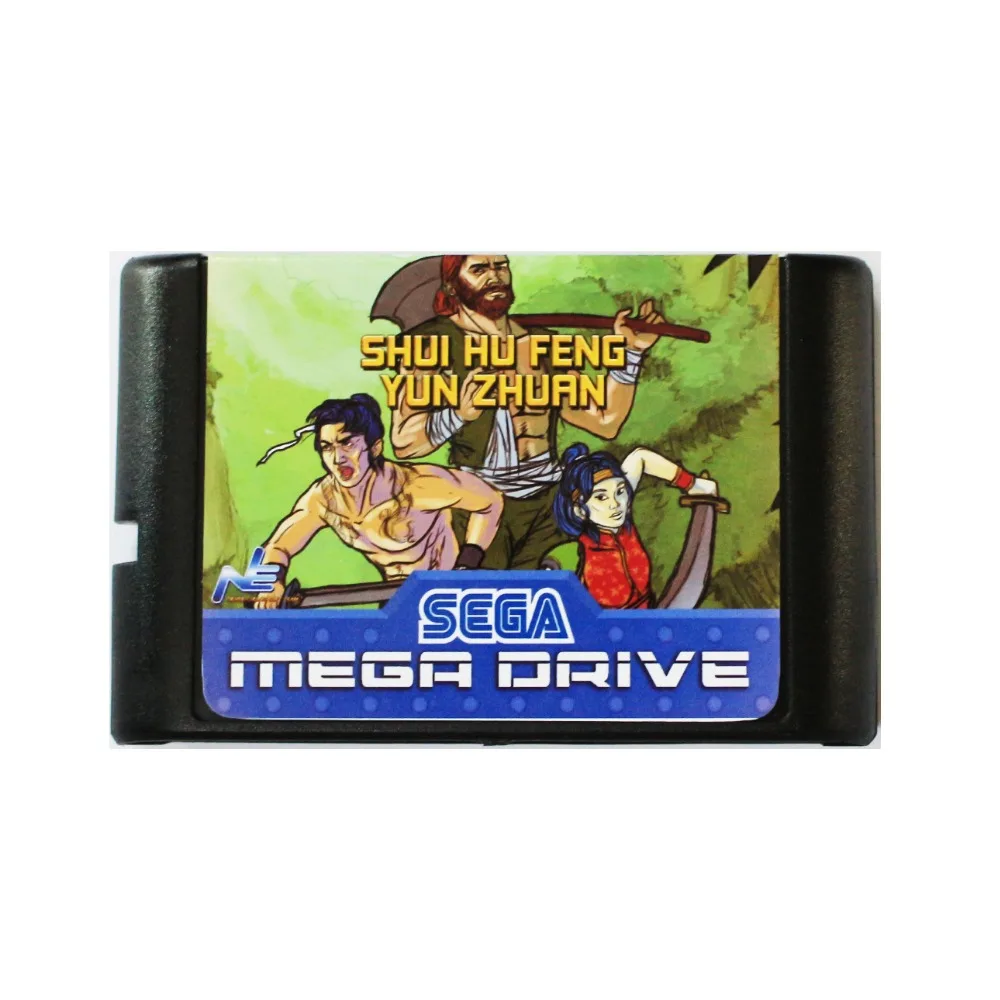 Shui Hu Feng (Лея фенг) Юн Чжуань 16 бит MD карточная игра для Sega игры SEGA Mega Drive Genesis |