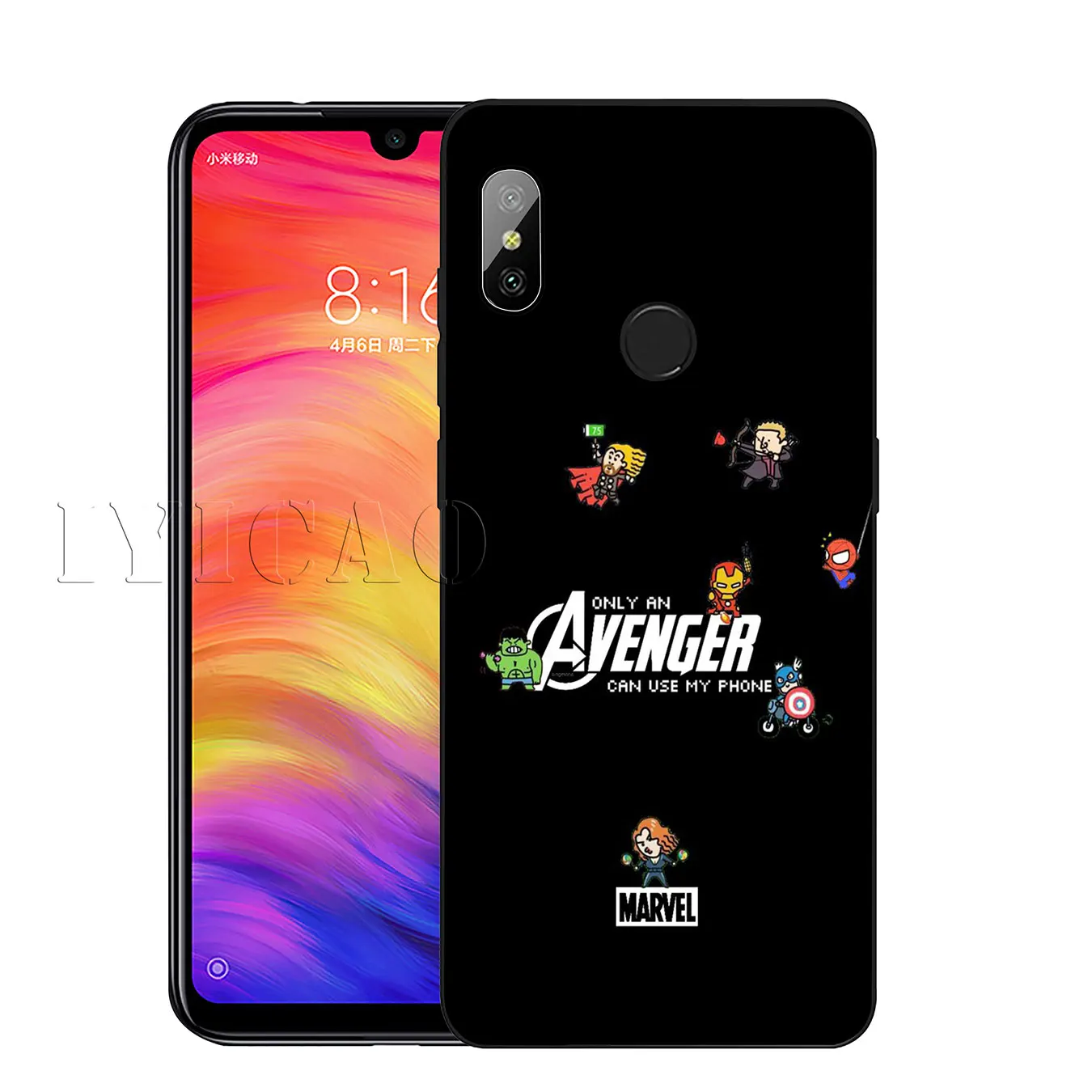 IYICAO Marvel Мстители Мягкий силиконовый чехол для телефона Xiaomi Mi 9 SE 9T CC9 CC9E 8 A3 Pro A1 A2 Lite