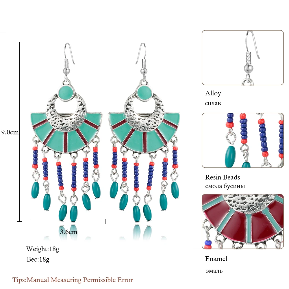 Meyfflin винтажные Женские Висячие серьги Букле д 'Орель 2019 Boho ювелирное изделие