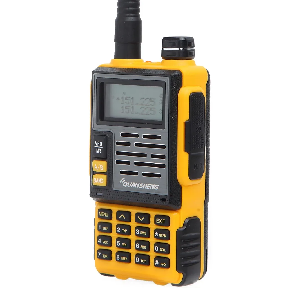Quansheng TG-007 Двухдиапазонная рация UHF VHF DTMF FM 10 км кв трансивер большой диапазон любительский портативный радио CB 2 способ радио