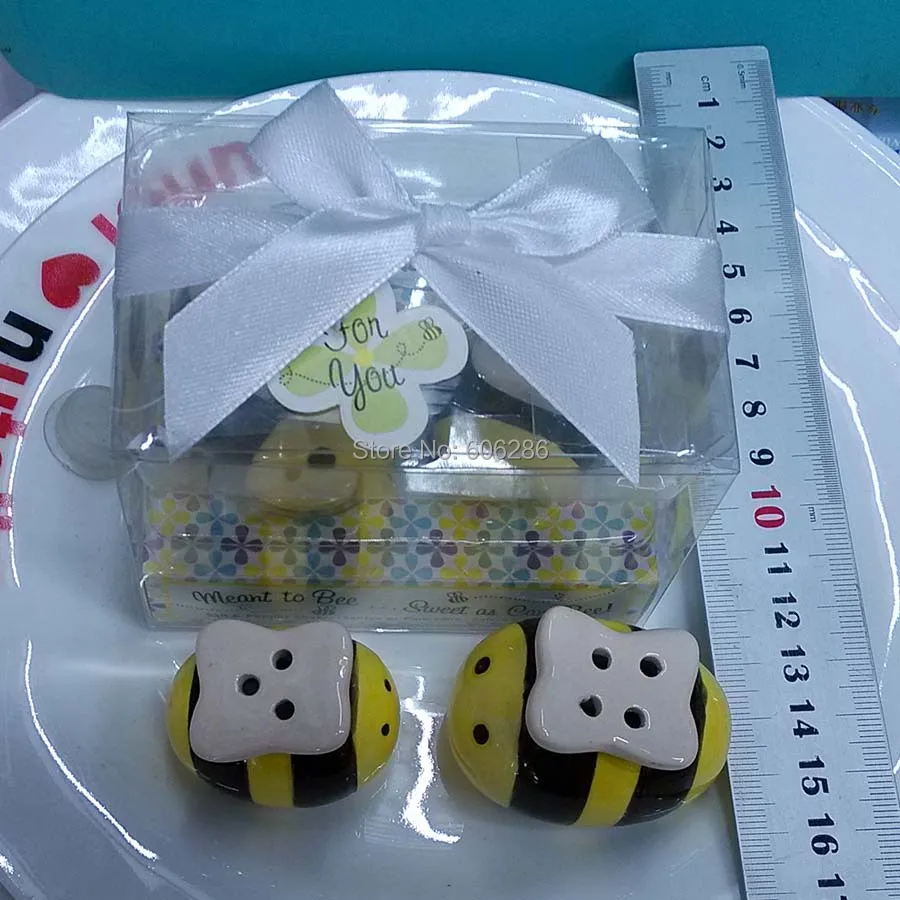 Керамическая банка для специй соль и перец мамы меня сувенир крещения|bee salt and