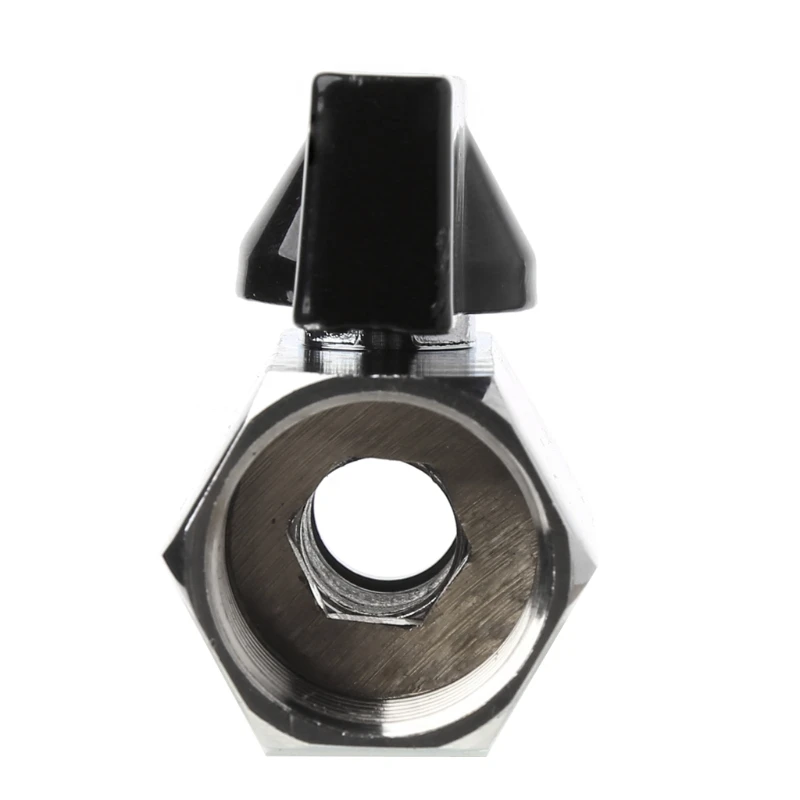 Латунный Мини шаровой клапан 1/4 &quotBSP штыревой к женскому резьбе воздушный