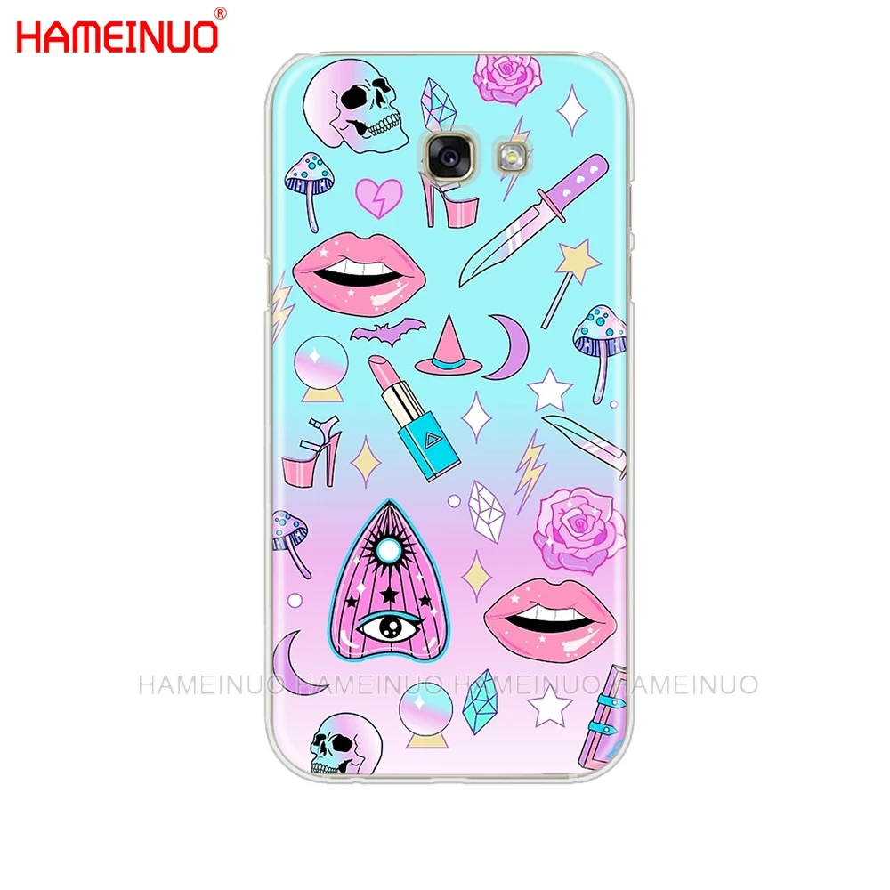 HAMEINUO Pastel Готическая девушка летучая мышь радуга разноцветный чехол для телефона