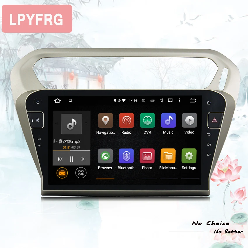 Octa Core 1024*600 HD android 10 0 автомобильный DVD GPS навигатор плеер Deckless стерео для CITROEN Elysee 2014