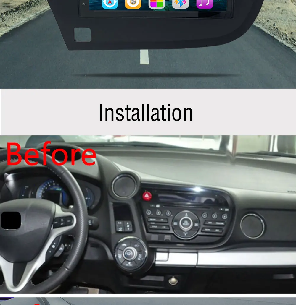 Roadlover Android 8,1 автомобильный DVD мультимедийный плеер авторадио для Honda Insight 2010-Стерео gps навигация Magnitol 2 Din Восьмиядерный