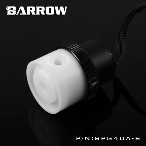 White-Black Курган D5 насос коробка комплект PWM 18 Вт+ резервуар для водяного охлаждения прозрачный/черный/белый POM SPG40A-S - Цвет лезвия: White-Black