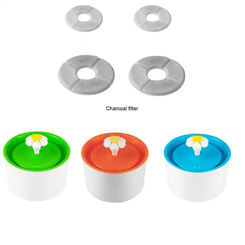 Новинка 4 шт. фильтры с активированным углем Сменный фильтр для фонтана кошек