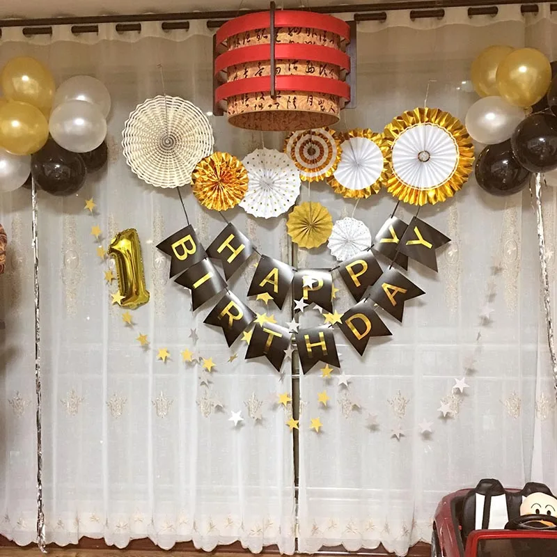 I am 1 Today, бумажный баннерный баннер на день рождения для маленьких мальчиков и девочек, украшение для первого дня рождения