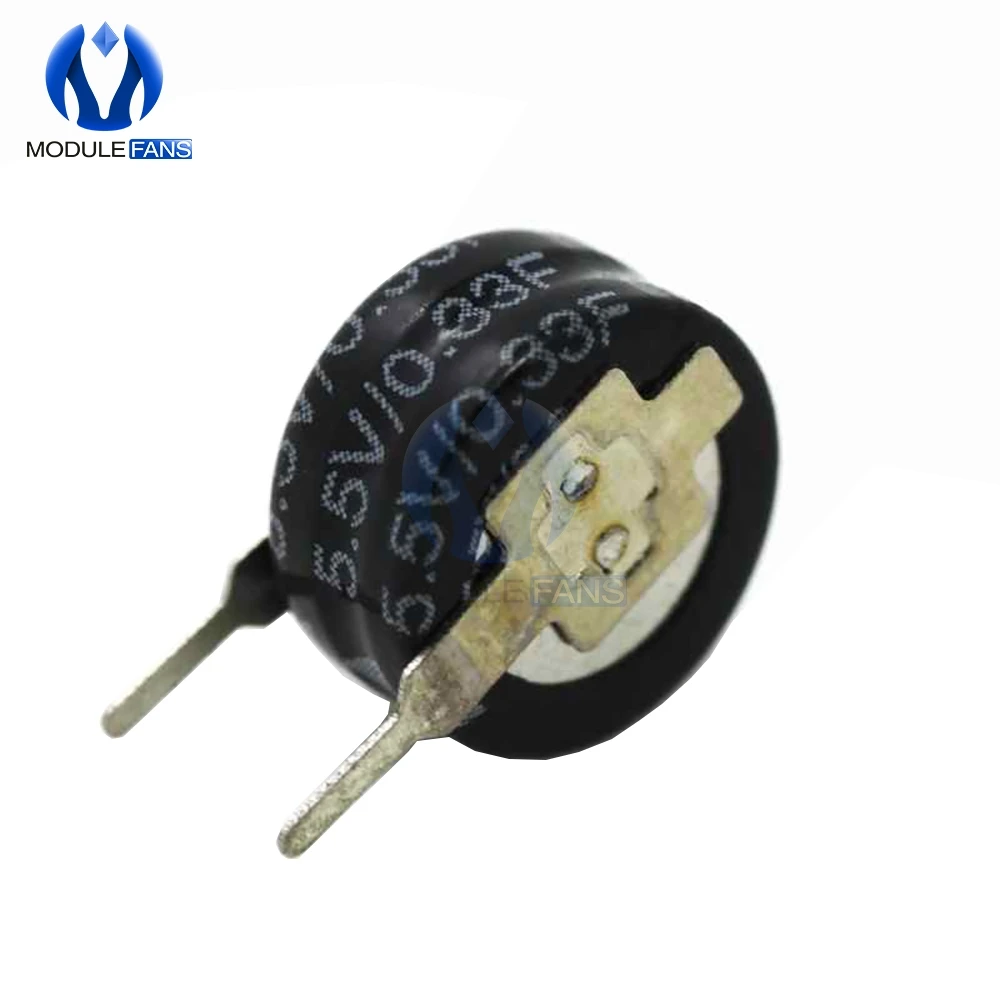 Фарадный конденсатор с алюминиевой крышкой, 5,5 V 0.22F 0.33F 0.47F 0.68F 1F 1.5F 4F низкая ESR C-Тип H-Тип V-Тип H C V Стиль Diy Электронные супер конденсатор с алюминиевой крышкой