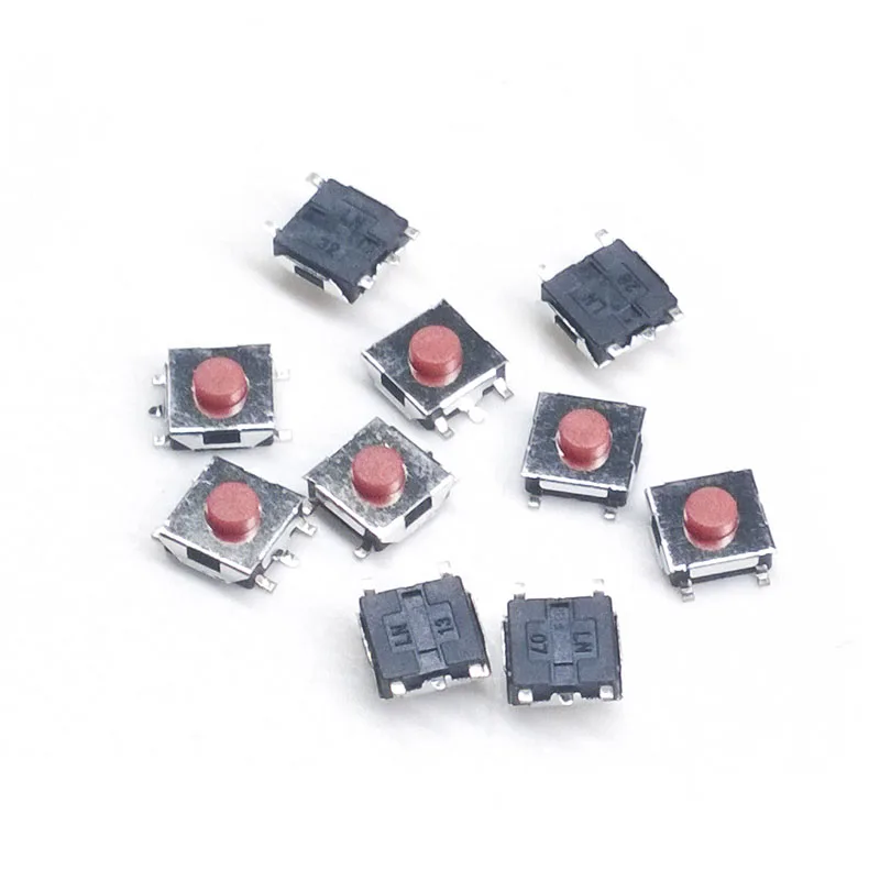 

300pcs 500pcs 6.2*6.2*3.1 5Pin SMD 12V 0.5A Push Button Switch Self-Reset Interruptor Micro Switch Tactile Tact Direct Patch
