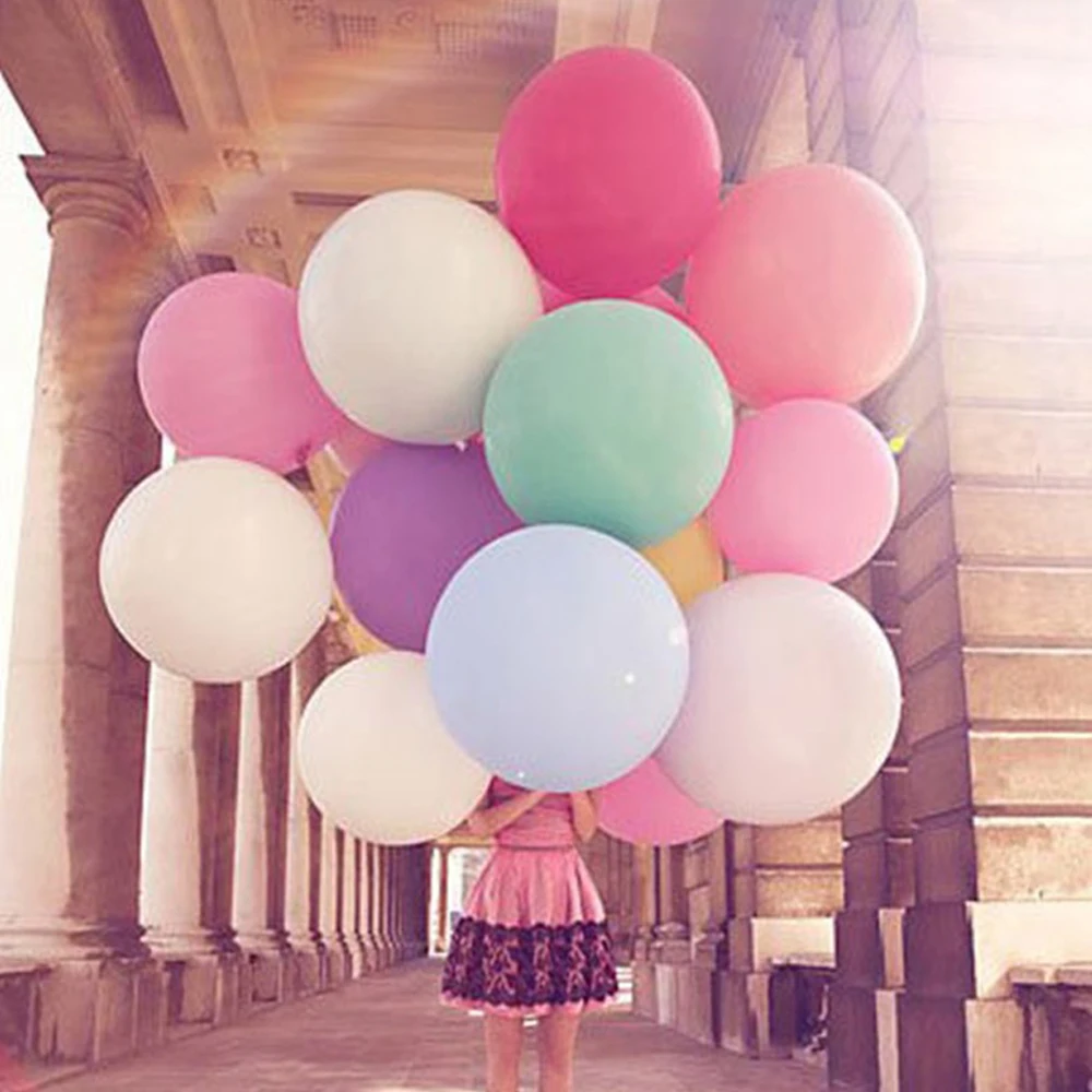 2018 Balloons Balon 50pcs 36 Inches Balloon Extra Large Round Birthday Decoration Wedding Ball Latex Blastoff Decor | Дом и сад