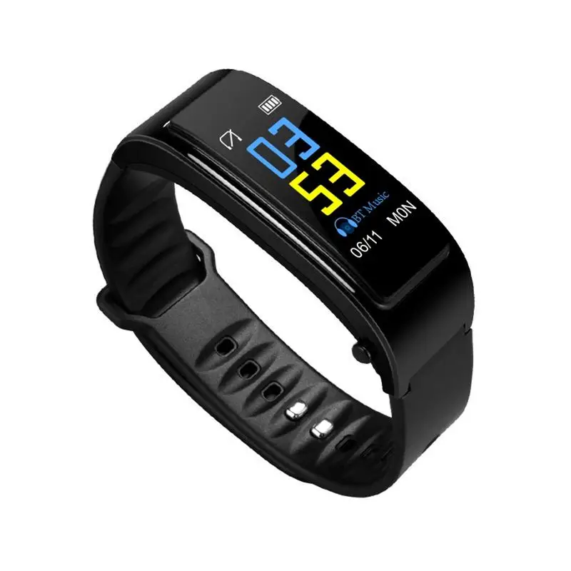 

Y3PLUS Color Screen Fashion Sports Waterproof Smart Bracelet Support Step Counter Earphone Call Music Play Heart Rate Monitoring