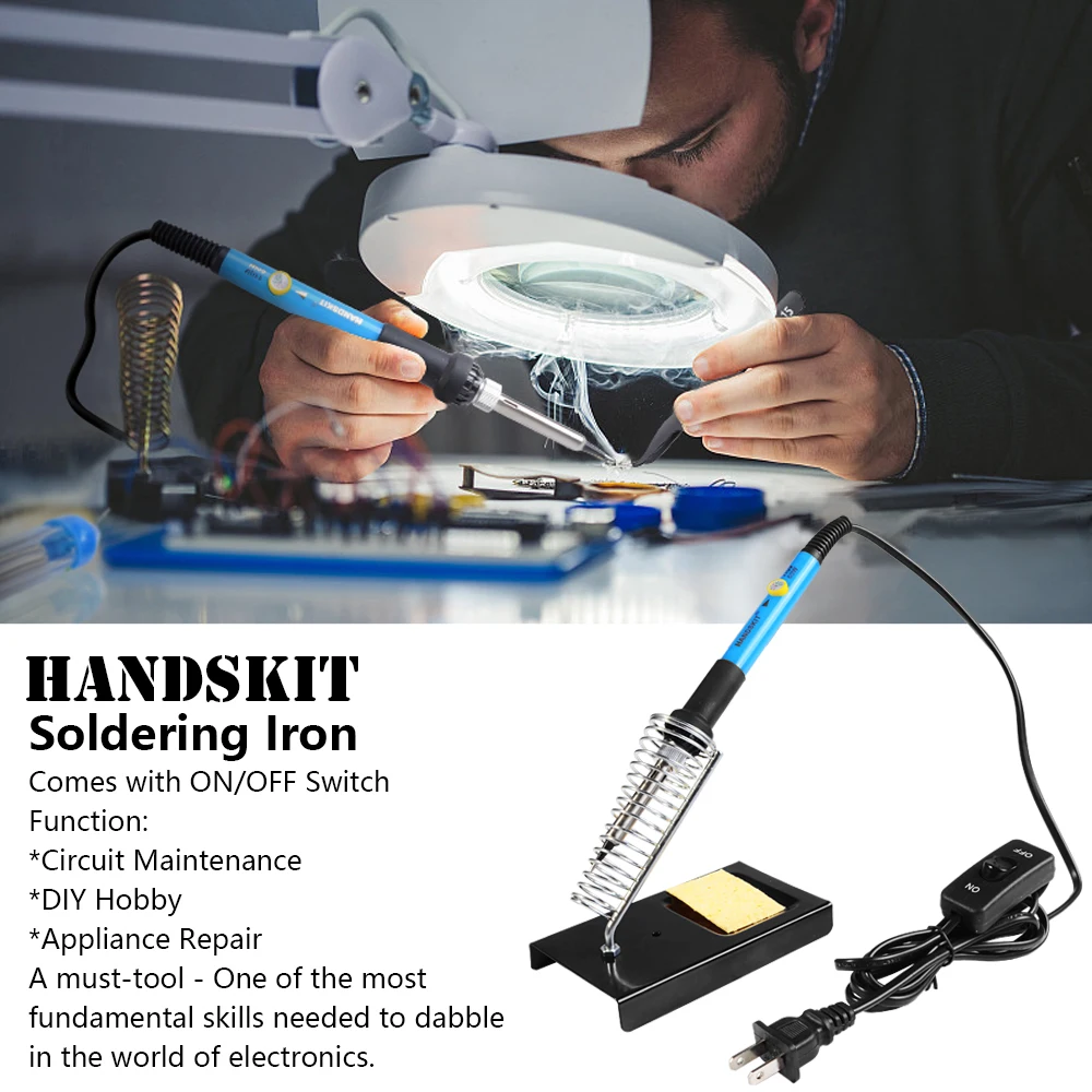 Паяльник Handskit Электрический с регулируемой температурой 110 В/220 В 60 Вт 5