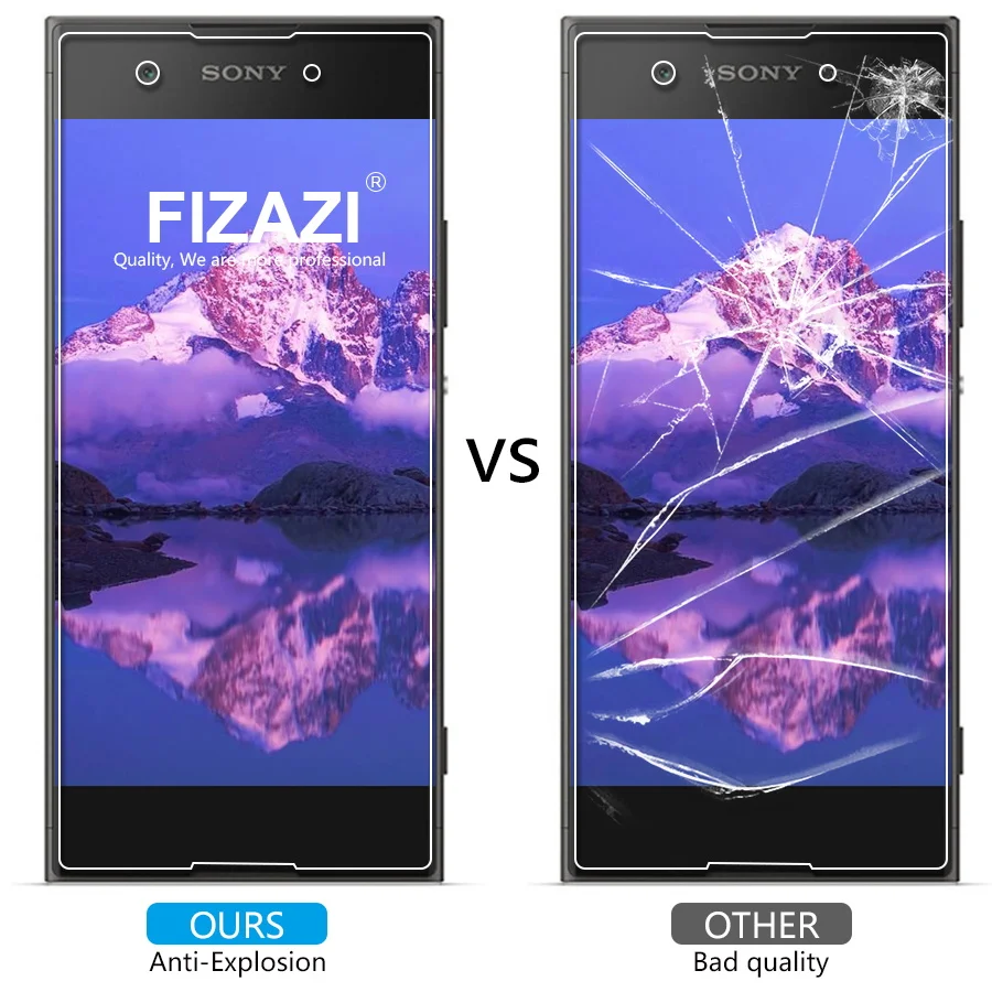 FIZAZI 2.5D Закаленное стекло для sony Xperia XA Ultral прозрачная защитная пленка с защитой от