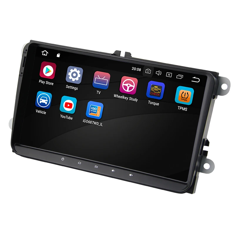 Автомагнитола 9 &quotна Android для VW Magotan Passat Golf Tiguan Touran Sharan сиденье Jetta Skoda